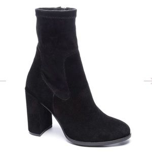 Chinese Laundry Suede Capricorn Ankle Boots